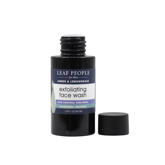 Men's Amber & Lemongrass Exfoliating Face Wash